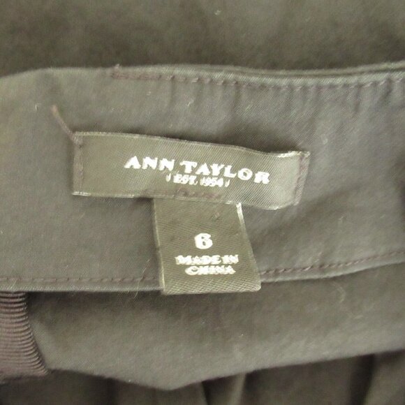 Ann Taylor Top 6 S M Black Stretch Sleeveless - Picture 5 of 6
